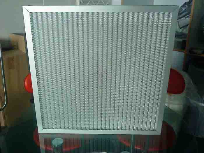 金屬網過濾器濾料：金屬網、鋁網或不銹鋼絲網